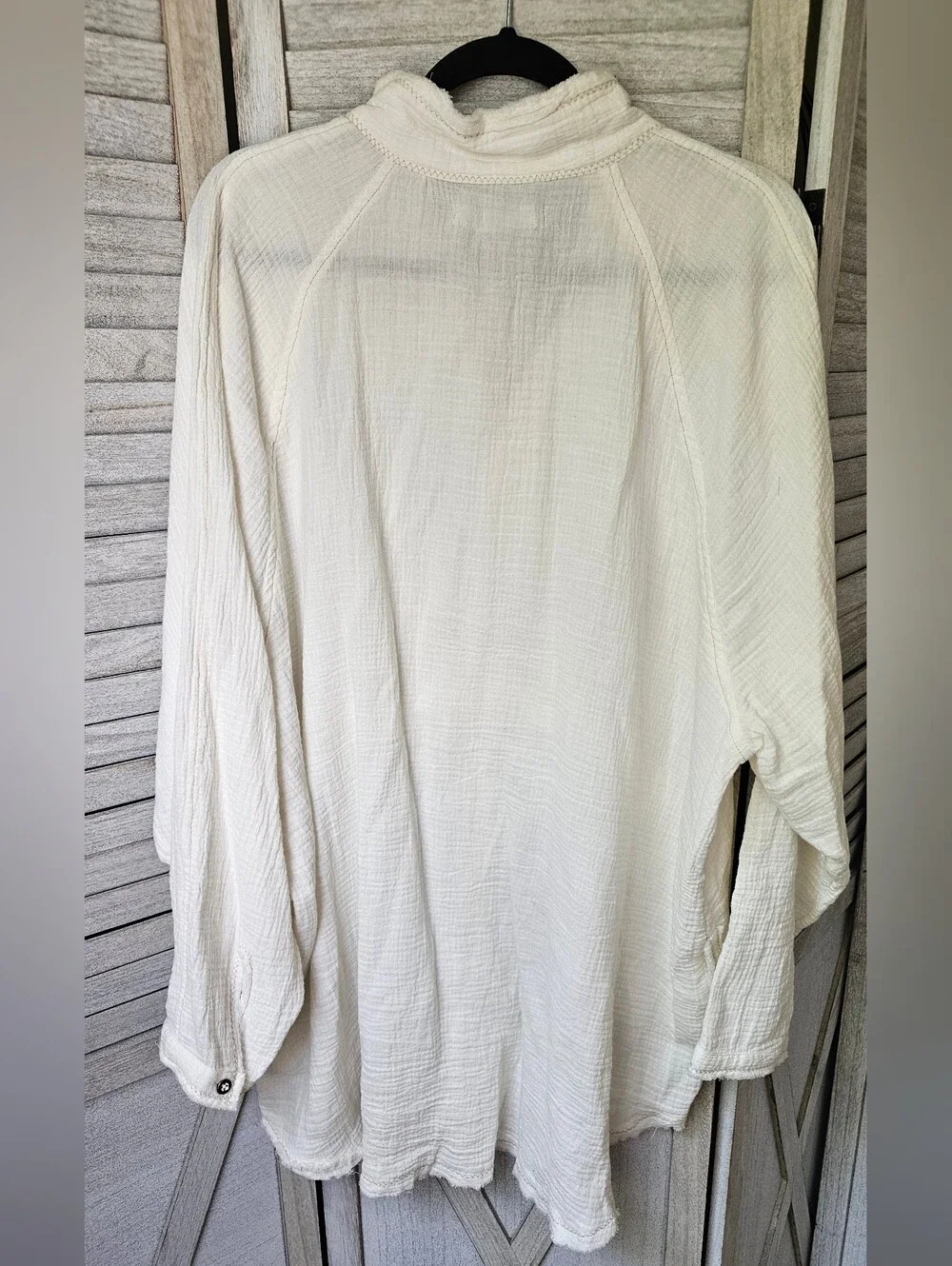 NWT Free People Textured Button-Down Tunic